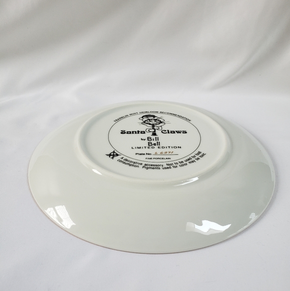 Franklin Mint Collectors Plate Santa Claws - Picture 5 of 8